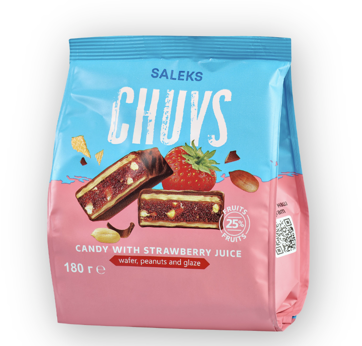 Цукерки Чавз з яблуч пюре полун соком та смаж арах 180г